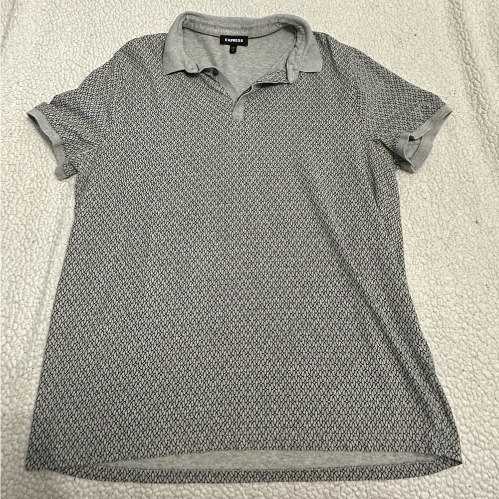 XL Express Gray Polo